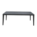 Panama Jack Onyx Rectangular Table w/glass PJO-1901-BLK-RT-GLASS
