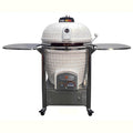 Icon Grills 900 Series 800 Sq. Inch Kamado Grill With Cabinet Cart White - CG901WHITE
