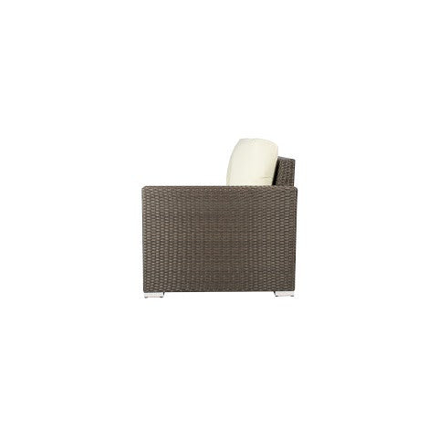Source Furniture Lucaya Right Arm Loveseat, Espresso - BetterPatio.com