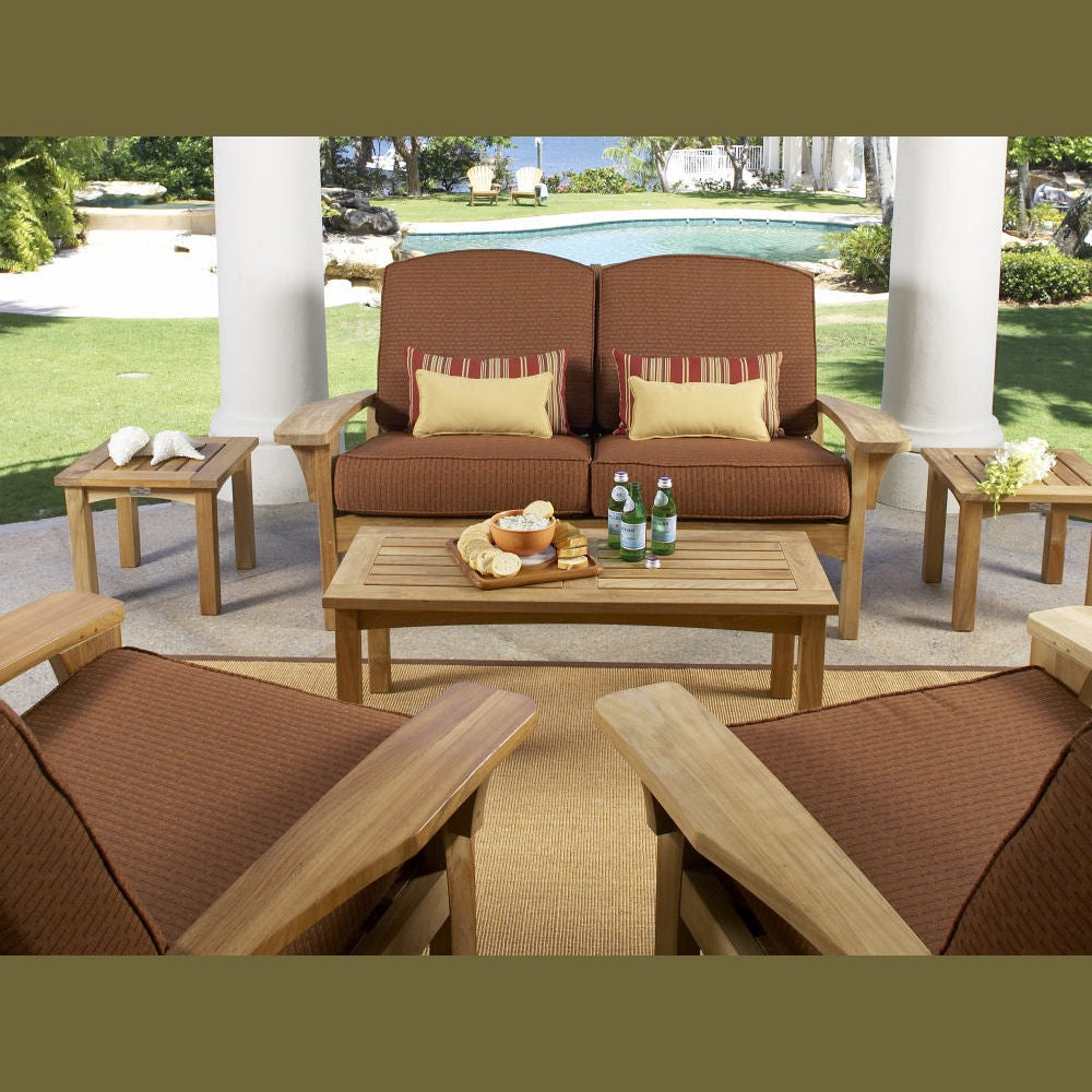 Douglas Nance Saybrooke 42” Rectangle Coffee Table DN5101 - BetterPatio.com