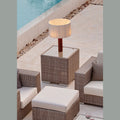 Paloma Side Table with Glass