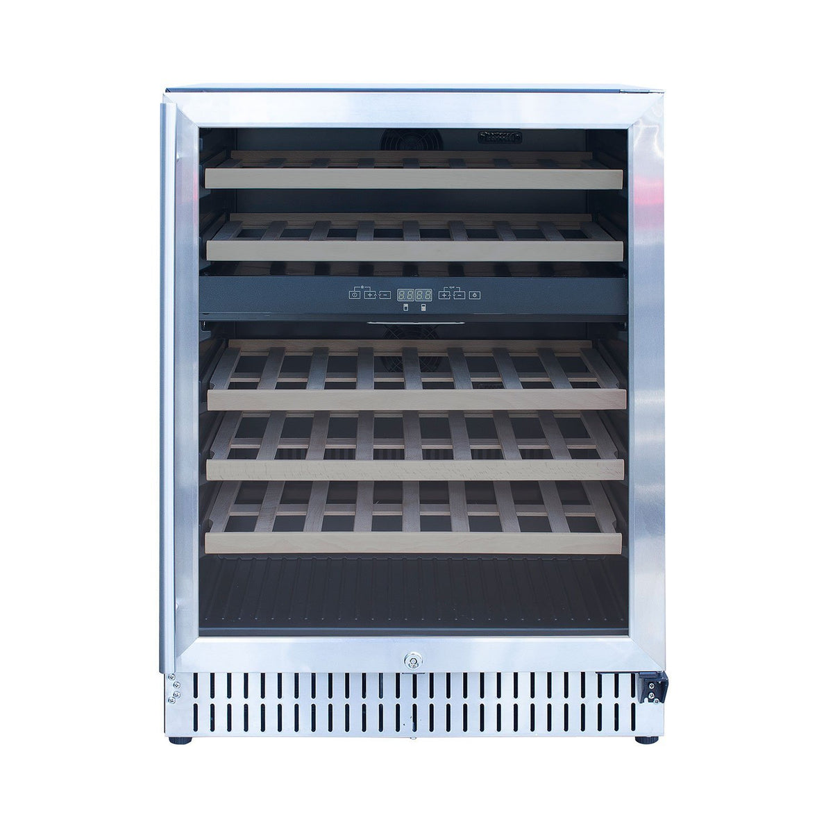 Summerset 24 Inch Outdoor Rated Dual Zone Wine Cooler SSRFR-24WD - BetterPatio.com