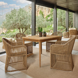 Skyline Design Calixto Square Teak Dining Table