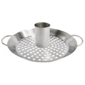 Bull Stainless Convertible Wok / Vertical Poultry Rack 24106