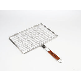 Bull Stainless Rectangle Flexi Grilling Basket 24109