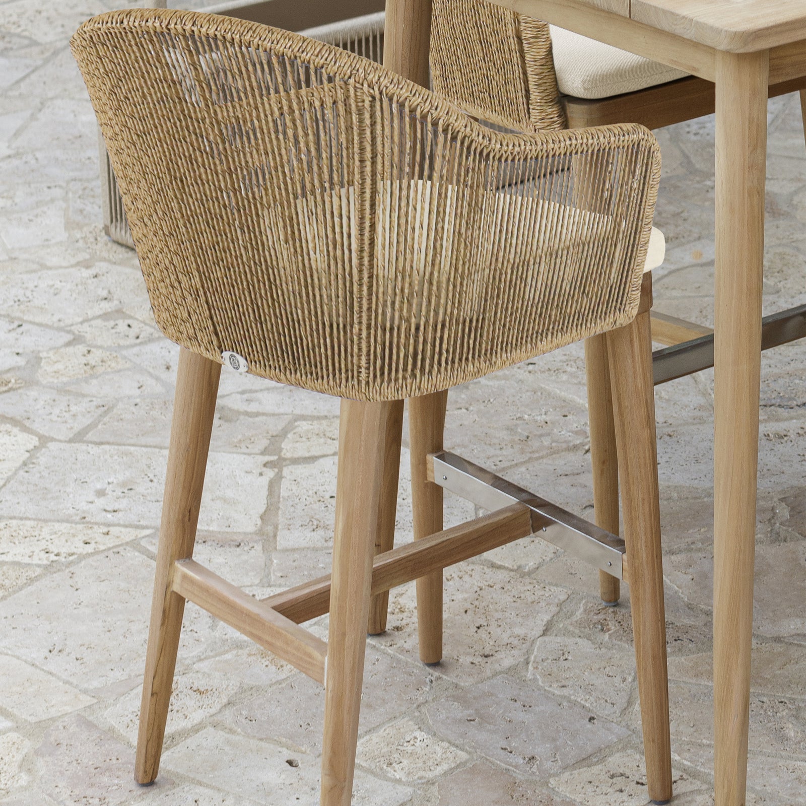 Skyline Design Calixto Dining Armchair with Sunbrella Cushion