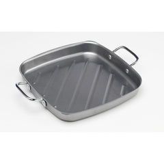 Bull 11" Non-Stick Square Grill Pan - Silver 24120