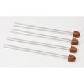 Bull Rosewood Handle Double Prong Skewers (Set of 4) 24122