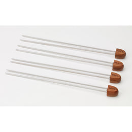 Bull Rosewood Handle Double Prong Skewers (Set of 4) 24122