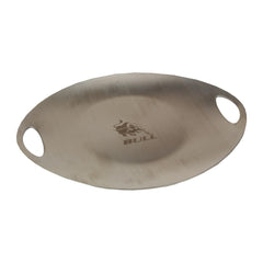 Bull Stainless Steel Grilling/Serving Plate 24213