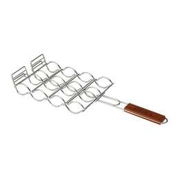 Bull Stainless Adjustable Corn Grilling Basket 24216