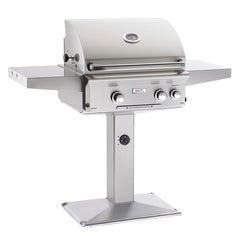 American Outdoor Grill 24" L Series Post Mount Grill Natural Gas without Backburner and Sideburner 24NPL-00SP