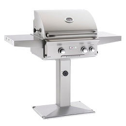 American Outdoor Grill 24" L Series Post Mount Grill Natural Gas without Backburner and Sideburner 24NPL-00SP