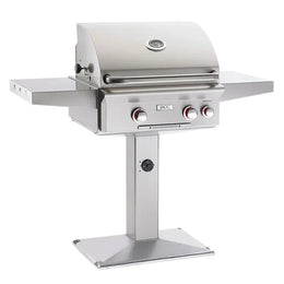 American Outdoor Grill 24" T Series Post Mount Grill Natural Gas without Backburner and Sideburner 24NPT-00SP