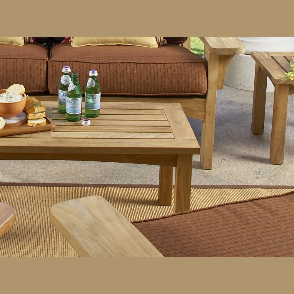 Douglas Nance Saybrooke 42” Rectangle Coffee Table DN5101 - BetterPatio.com