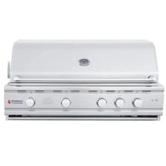 RCS 42 Inch Cutlass Pro Grill with Blue LED Lights, Rear Burner - RON42B