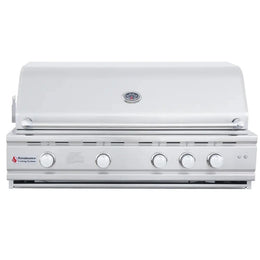 RCS 42 Inch Cutlass Pro Grill with Blue LED Lights, Rear Burner - RON42B