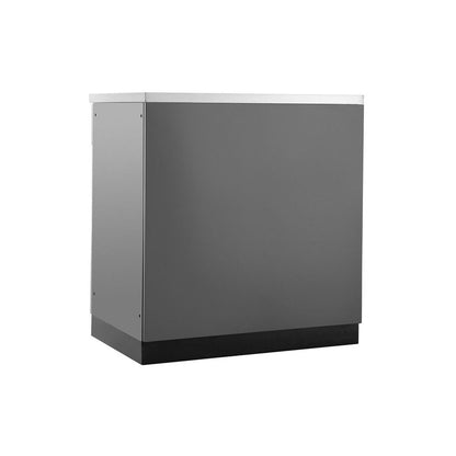 NewAge Outdoor Kitchen 3-Drawer Cabinet in Slate Gray 65202 - BetterPatio.com