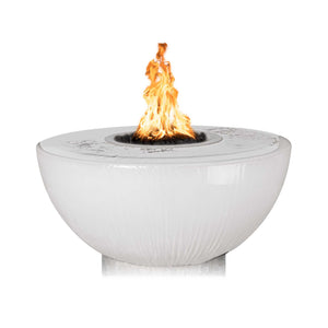 The Outdoor Plus 38" Sedona GFRC Fire & Water Bowl - 360° Spill