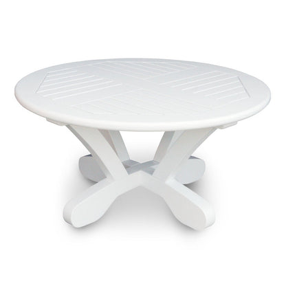 Douglas Nance Cayman White 36” Round Conversation Table DN2270W - BetterPatio.com