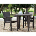 Hospitality Rattan Soho 3 piece Bistro Set 3 PC SET-903-D