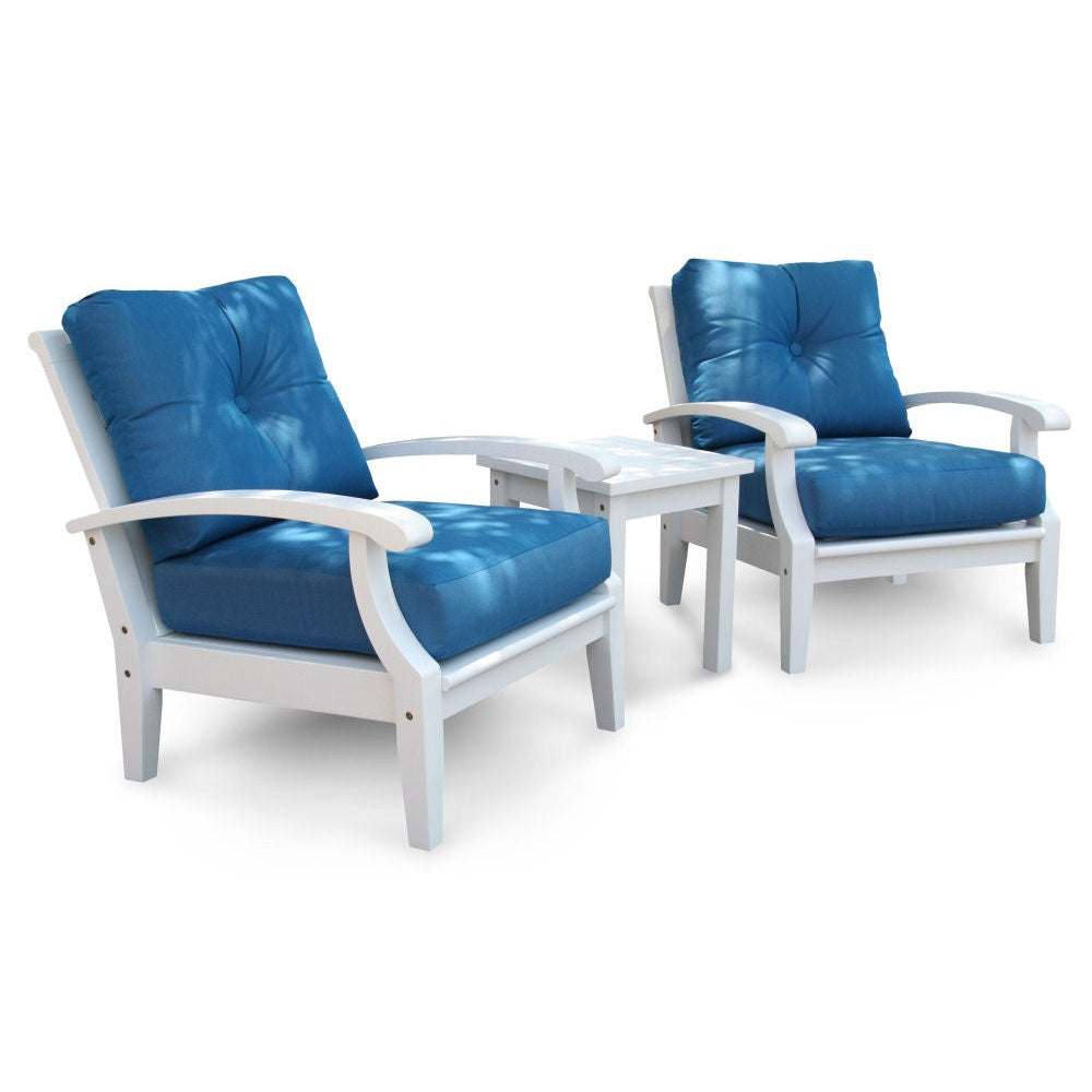 Douglas Nance Cayman White Deep Seating Club Chair DN2201W - BetterPatio.com