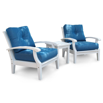 Douglas Nance Cayman White Deep Seating Club Chair DN2201W - BetterPatio.com