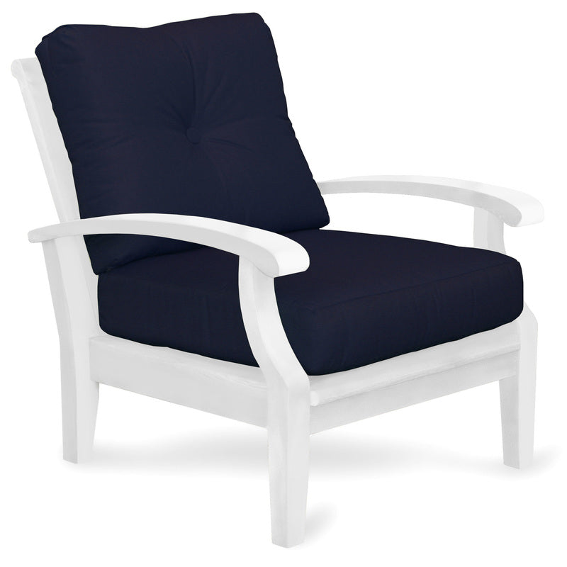 Douglas Nance Cayman White Deep Seating Club Chair DN2201W - BetterPatio.com