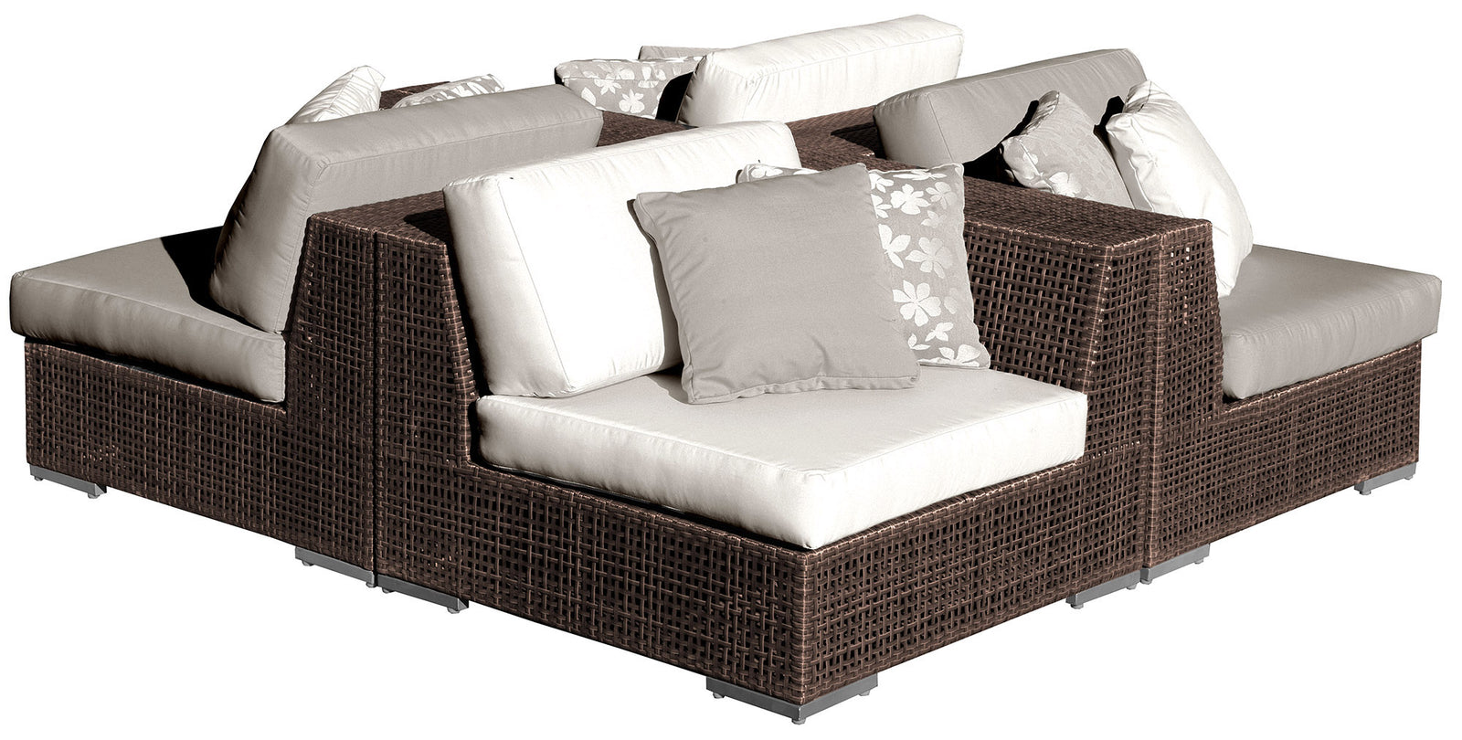 Soho 4-Piece Modular Seating Set | Hospitality Rattan Patio