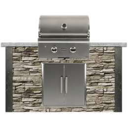 RTA Outdoor Living 5 ft Grill Island with Coyote 28-Inch Grill RTAC-G5