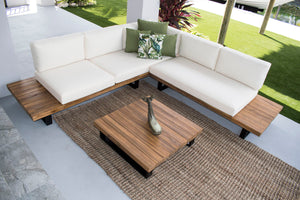 Norman's Cay 3-Piece Sectional | Hospitality Rattan Patio