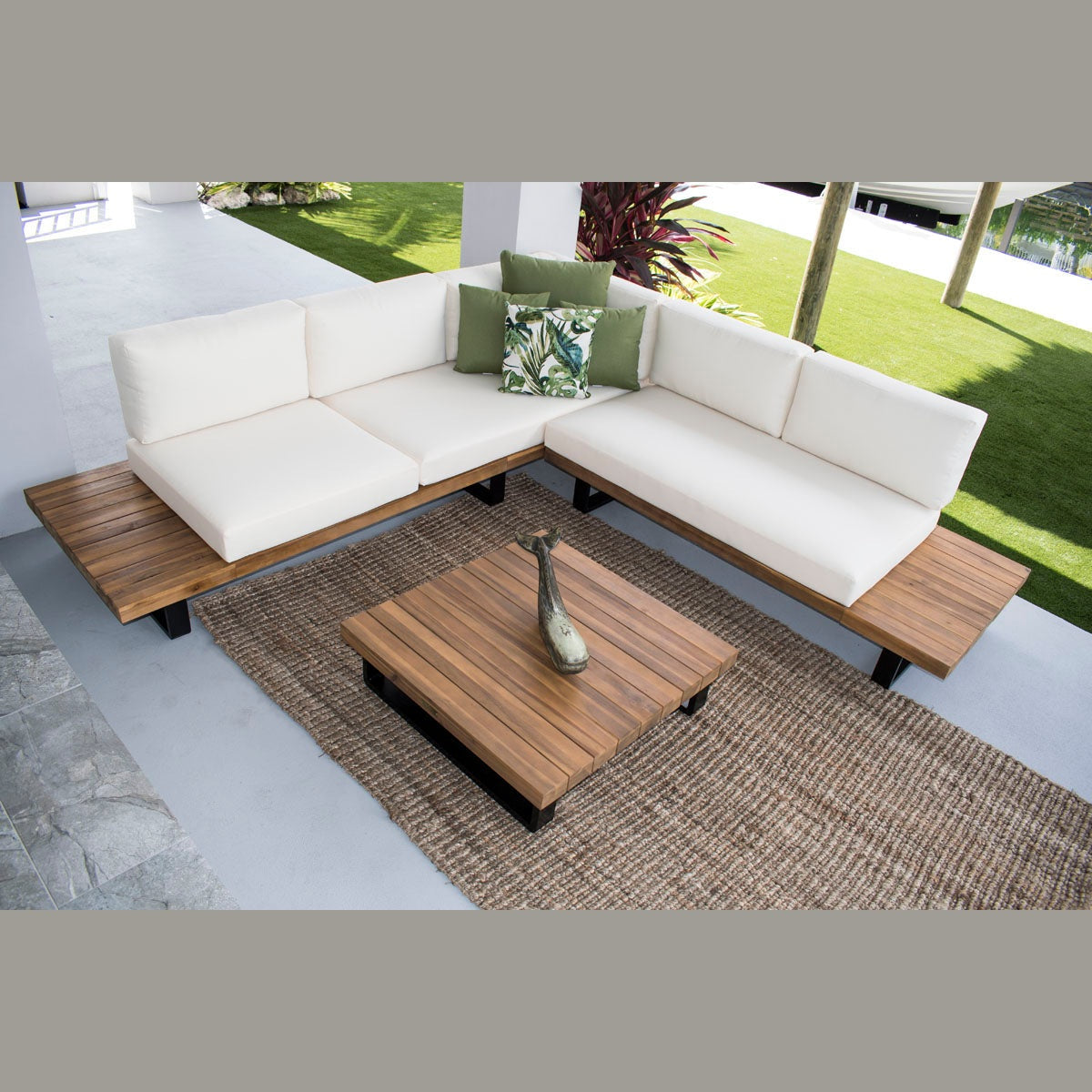 Norman's Cay 3 Pc Sectional 519-1265-NAT - BetterPatio.com