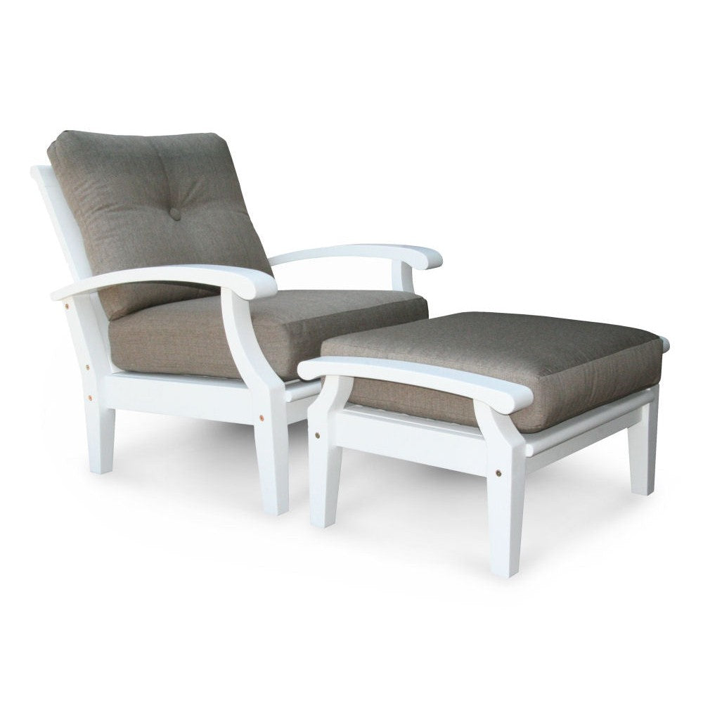 Douglas Nance Cayman White Deep Seating Club Chair DN2201W - BetterPatio.com