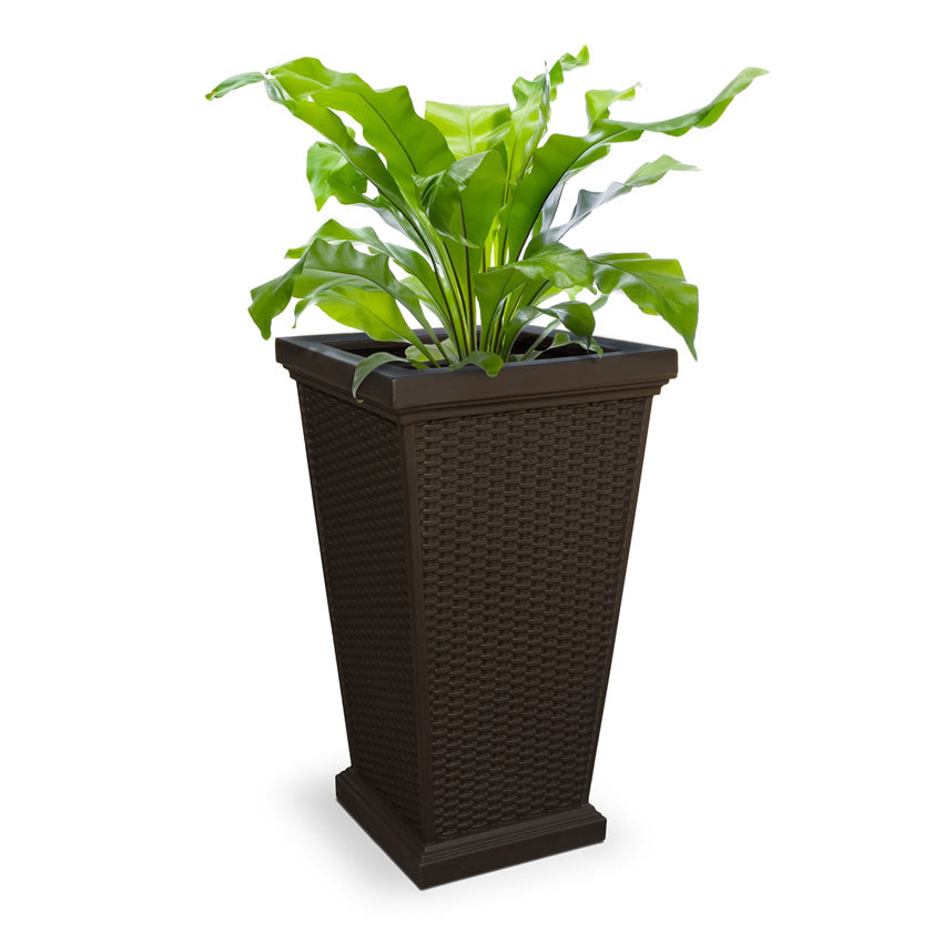 Mayne Wellington 28" Tall Planter 5863 - BetterPatio.com