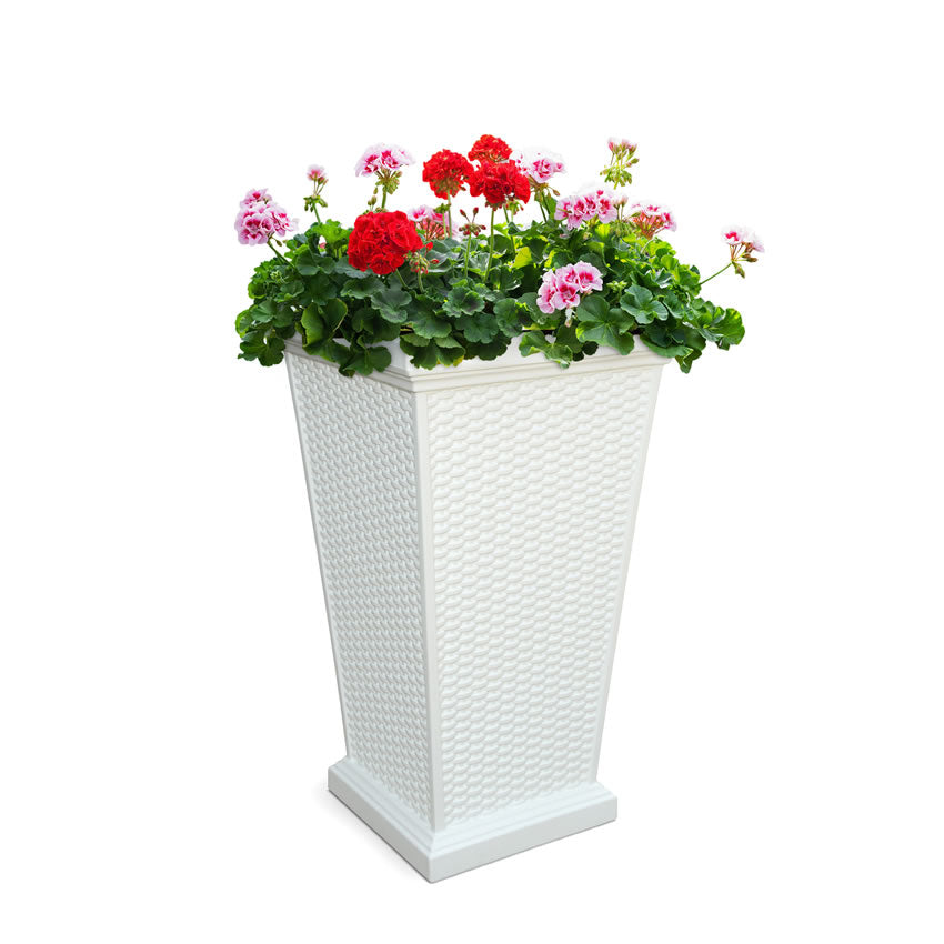 Mayne Wellington 28" Tall Planter 5863 - BetterPatio.com