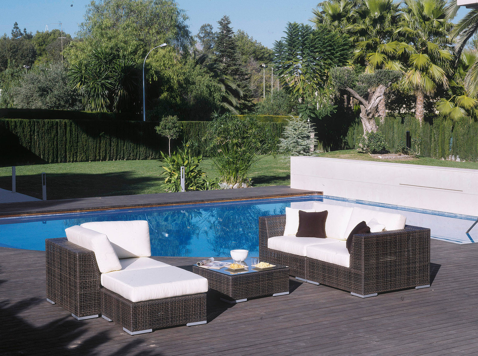 Soho 5-Piece Modular Sectional Set | Hospitality Rattan Patio