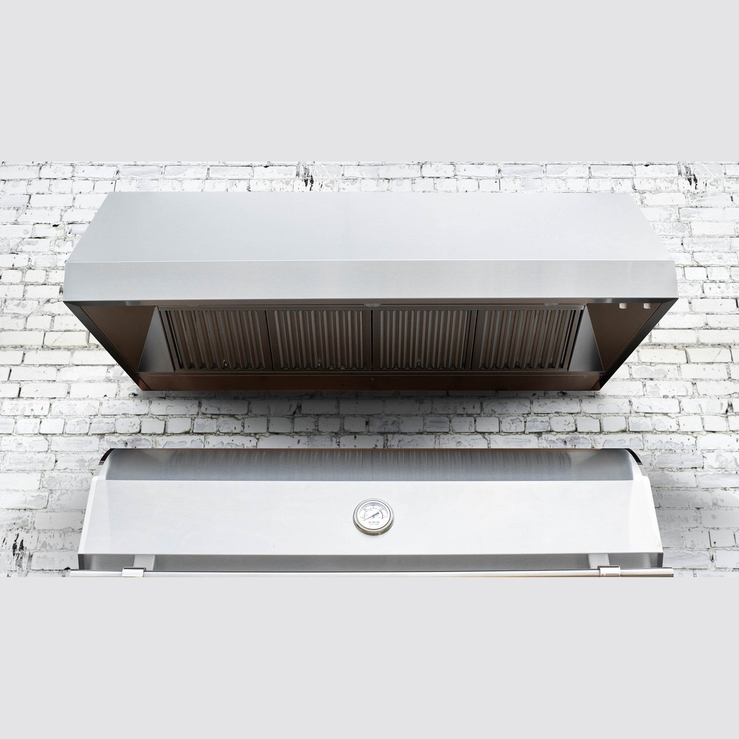 Summerset Outdoor Vent Hood SSVH-60 - 60 inch vent hood front view from underneath
