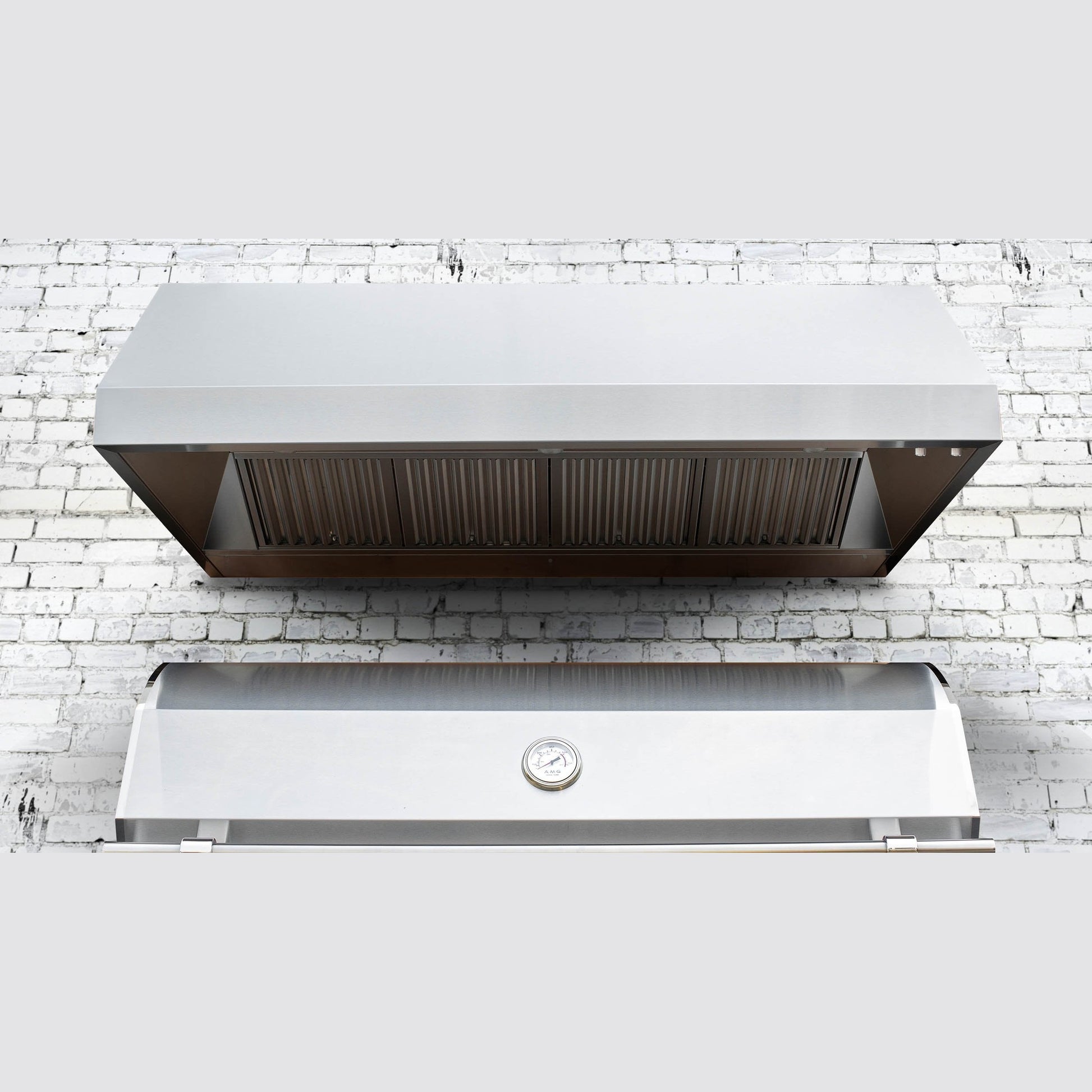 Summerset Outdoor Vent Hood SSVH-60 - 60 inch vent hood front view from underneath