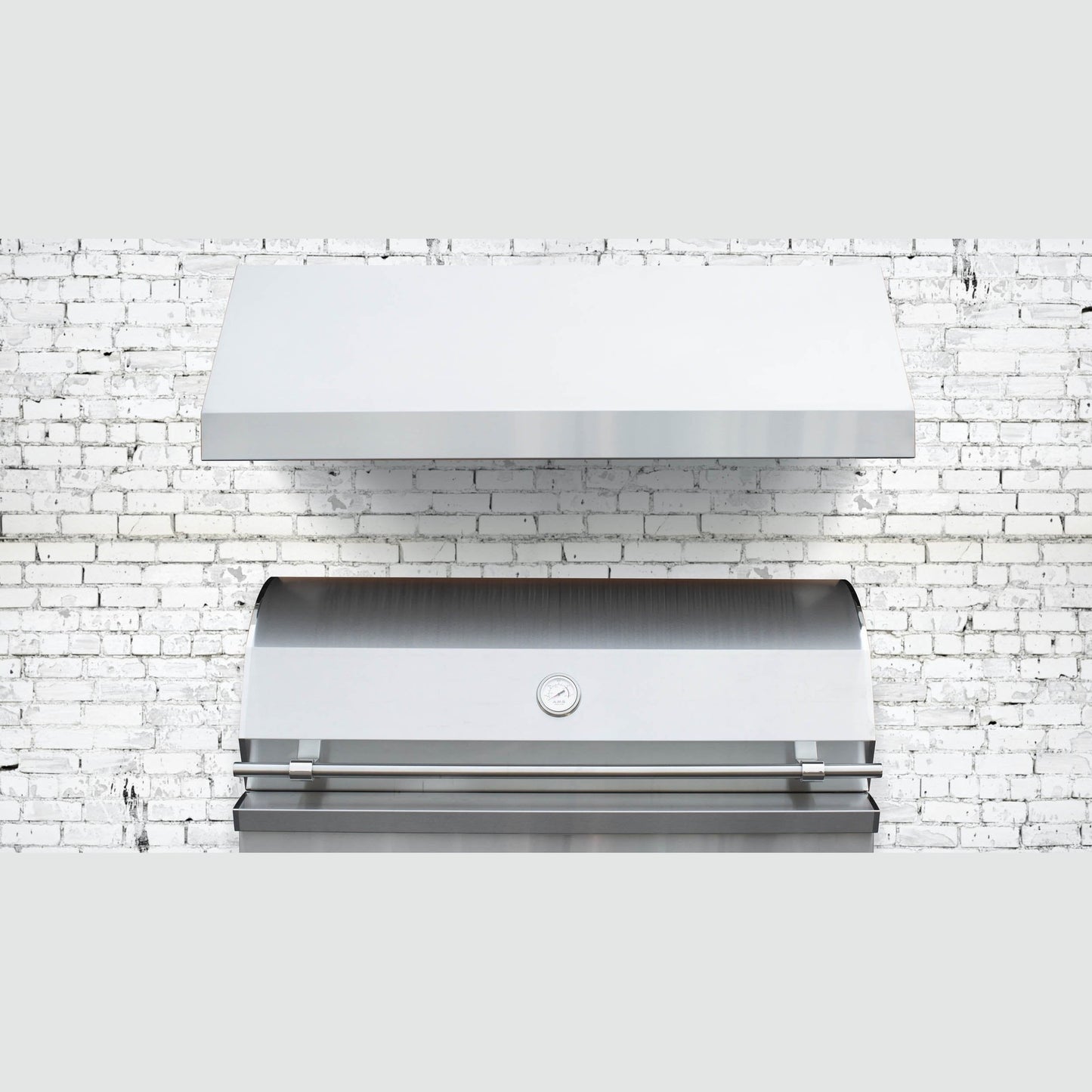 Summerset Outdoor Vent Hood SSVH-60 - 60 inch vent hood front view with grill