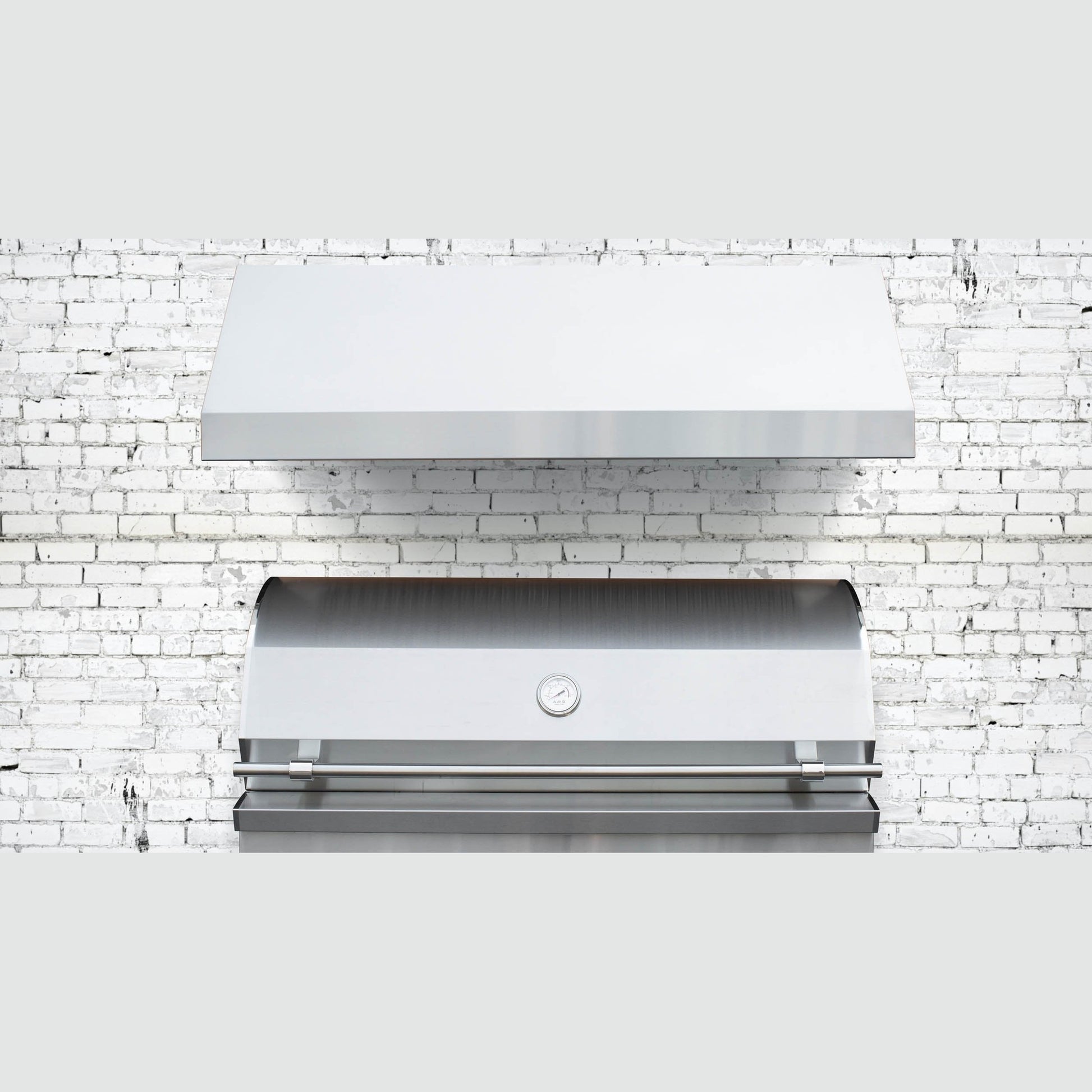Summerset Outdoor Vent Hood SSVH-60 - 60 inch vent hood front view with grill