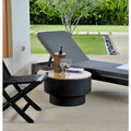 Fire Sense Solid Base Revolver Fire Pit w/ Wooden Top 60532