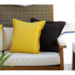 Hospitality Rattan Outdoor Fabric Throw Pillows 15 x 15 (Set of 2) 606-9202-OTP