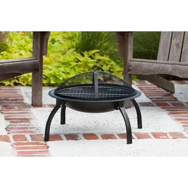 Fire Sense 22" Folding Fire Pit 60873 - BetterPatio.com