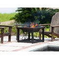Fire Sense 28" Hammer Tone Bronze Finish Cocktail Table Fire Pit 61331