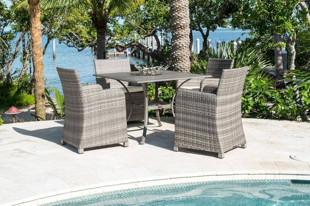 Panama Jack Bridgehampton Woven Armchair PJO-1701-GRY-AC - BetterPatio.com