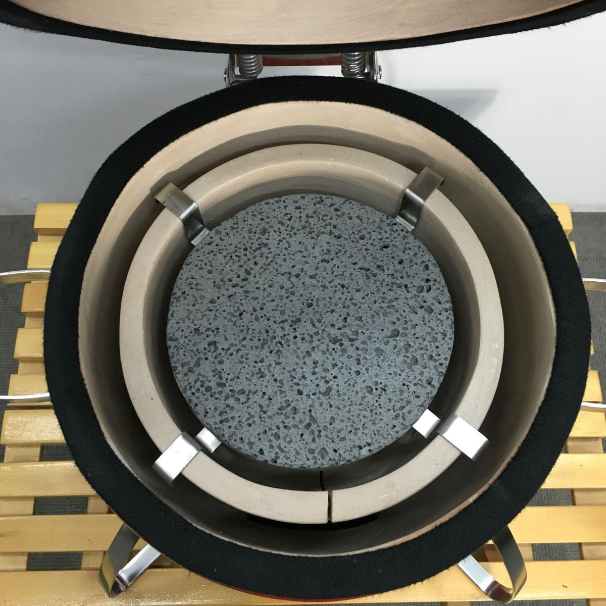 Icon Grills 100 Series 214 Sq. Inch Table Top Kamado Grill Red - CG101RED - BetterPatio.com