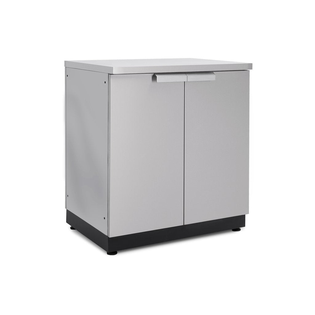 NewAge Outdoor Kitchen 2-Door Cabinet in Stainless Steel 65000 - BetterPatio.com