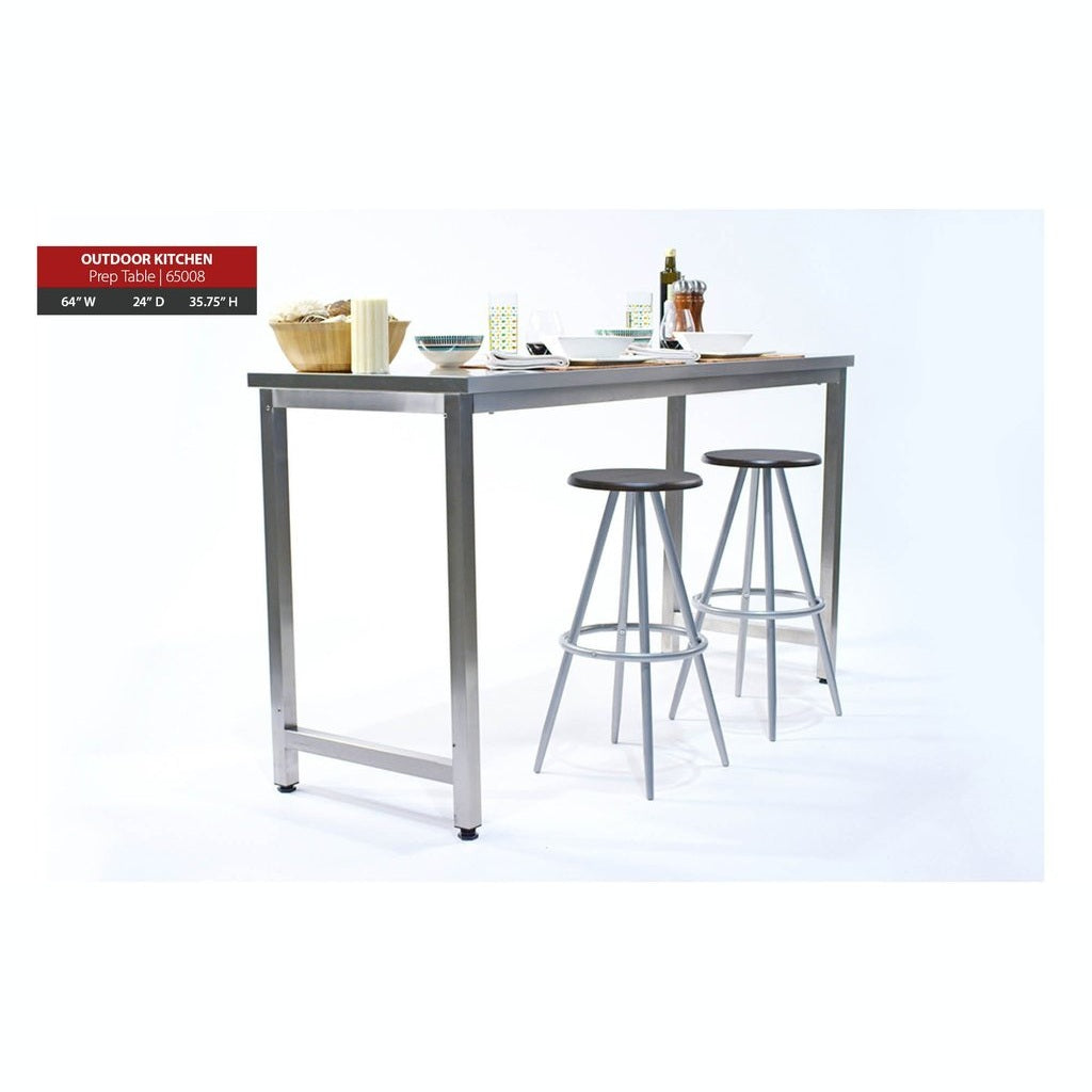 NewAge Outdoor Kitchen Prep Table in Stainless Steel 65008 - BetterPatio.com