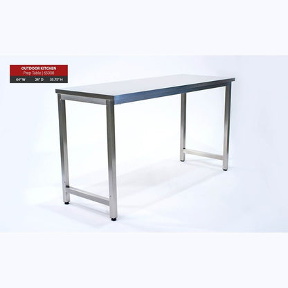 NewAge Outdoor Kitchen Prep Table in Stainless Steel 65008 - BetterPatio.com