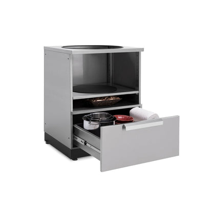 NewAge Outdoor Kitchen Kamado Cabinet in Stainless Steel 65010 - BetterPatio.com